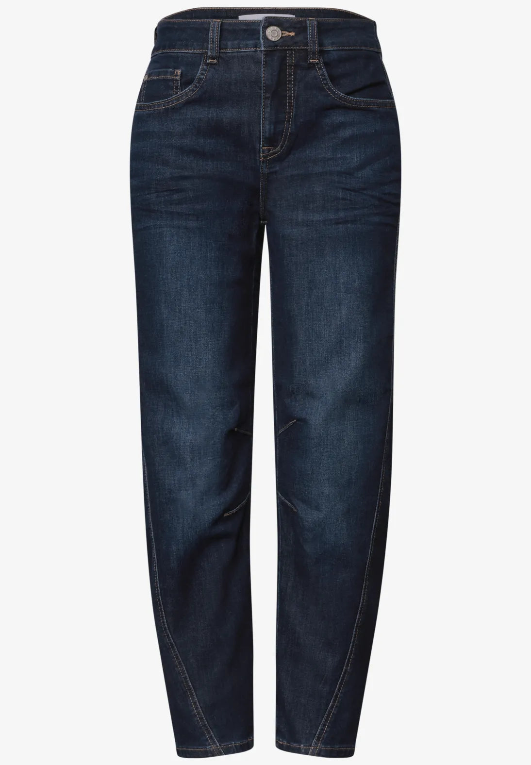 Street One Karlie Barrel Jean - Dark Wash.