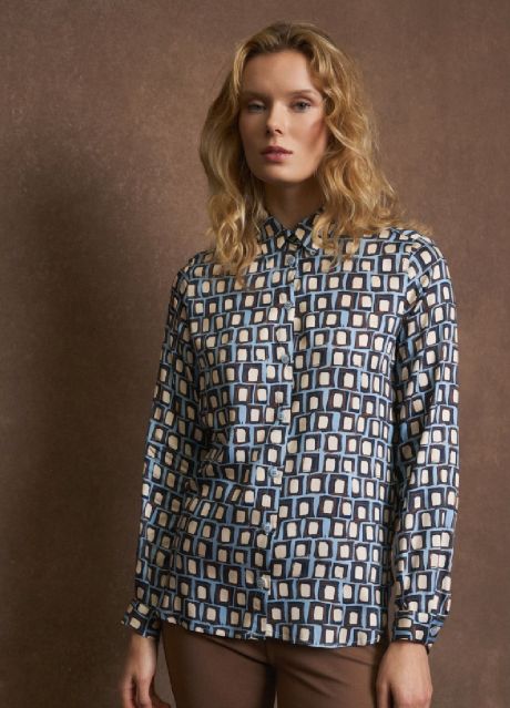 Bariloche Napoles Shirt - Blue Mix.