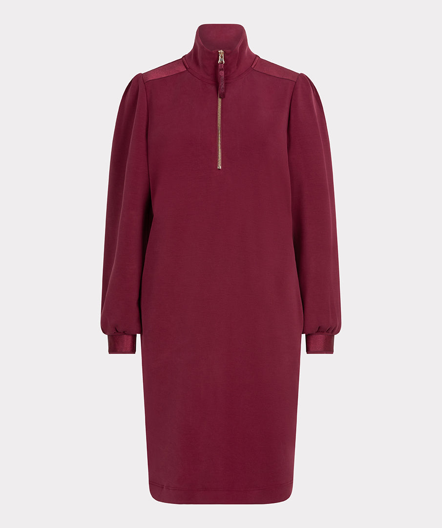 Esqualo Dress Zipped-Wine