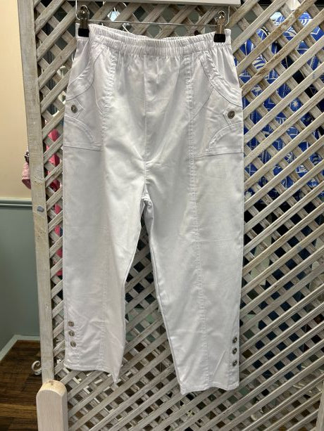 FM Capri Trousers White