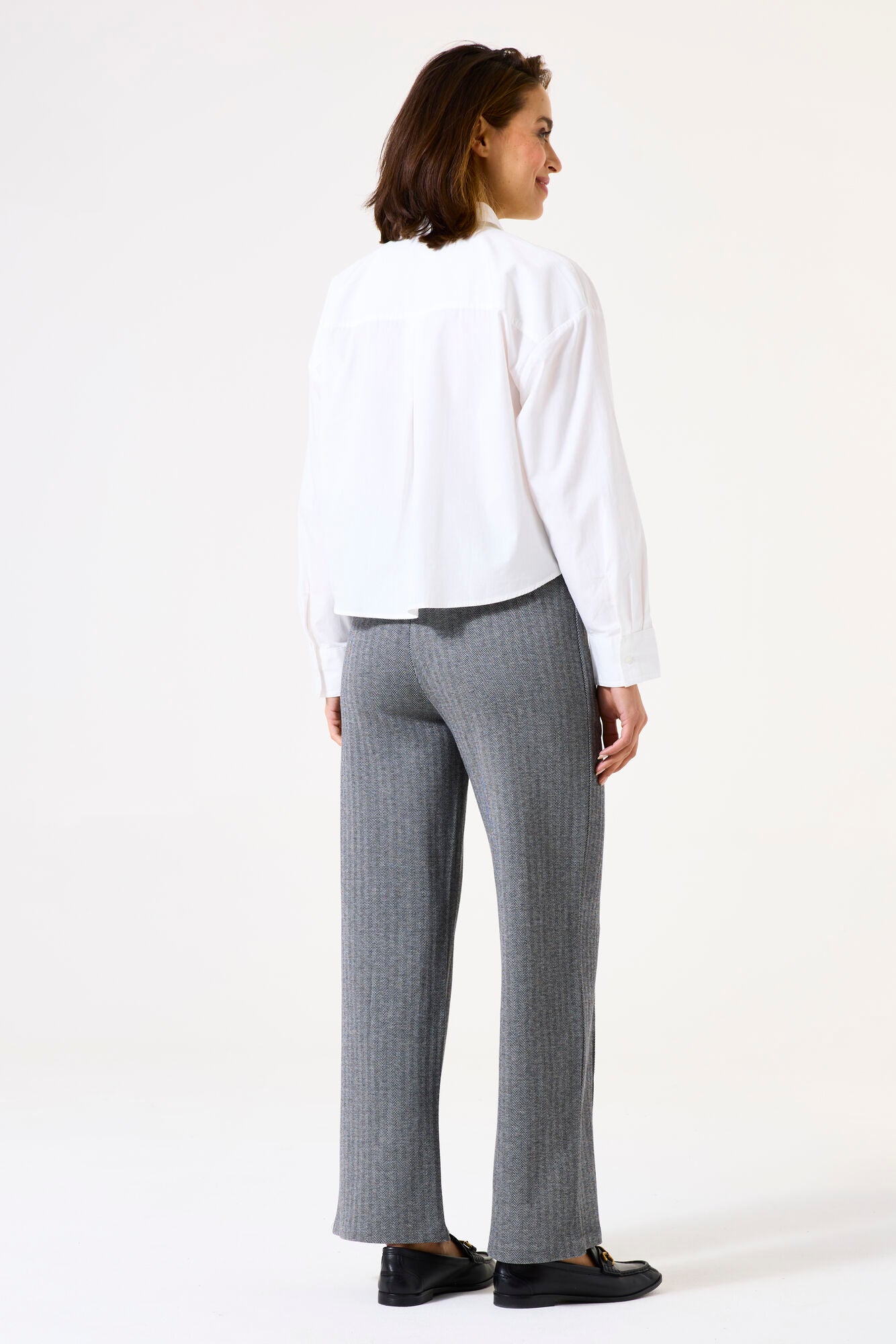 Garcia ladies tweed effect trousers