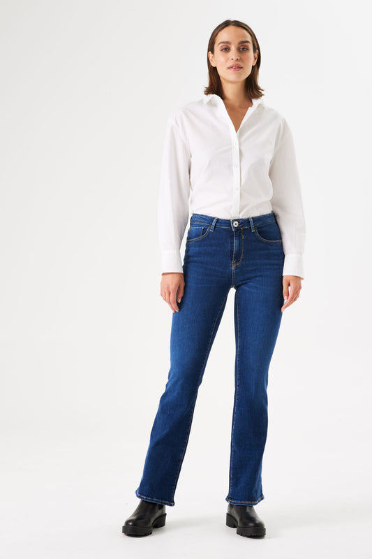 Garcia Celia Flare Super Jeans Dark Denim Used 32" LEG