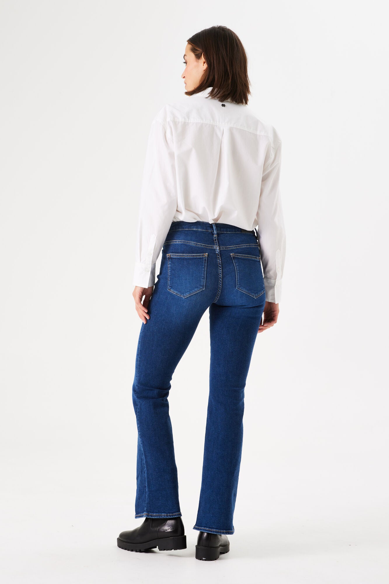 Garcia Celia Flare Super Jeans Dark Denim Used 32" LEG
