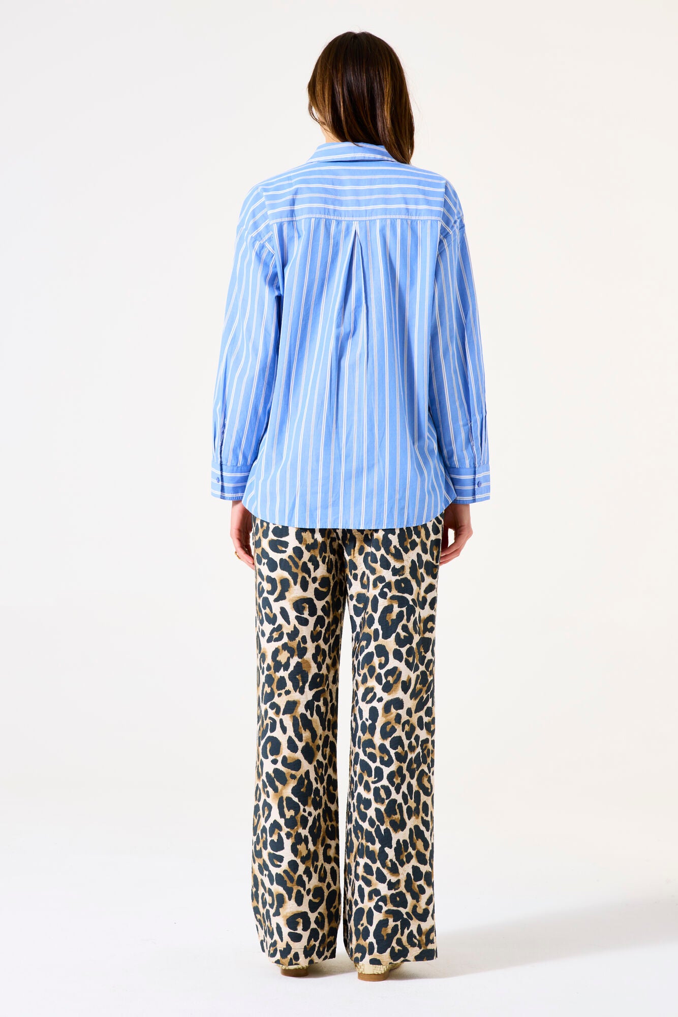 Garcia Leopard Trousers - Elasticated Waist