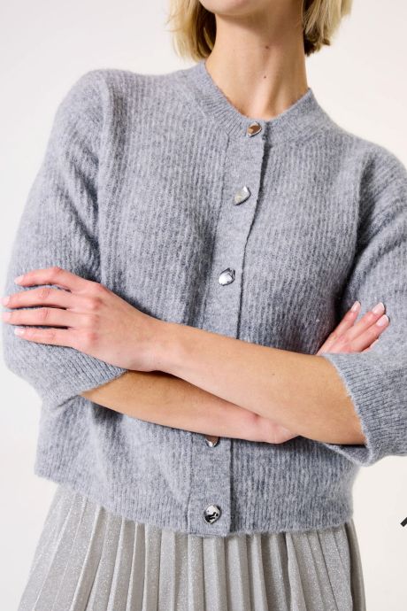 Garcia Ladies Cardigan Mist Heather