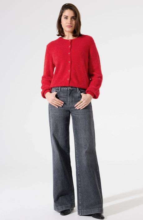 Garcia Ladies Cardigan True Red