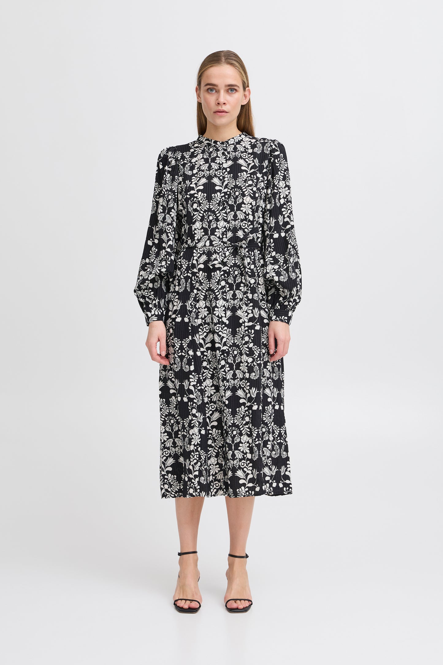 ICHI IHGOCINA DR Long Sleeve Dress