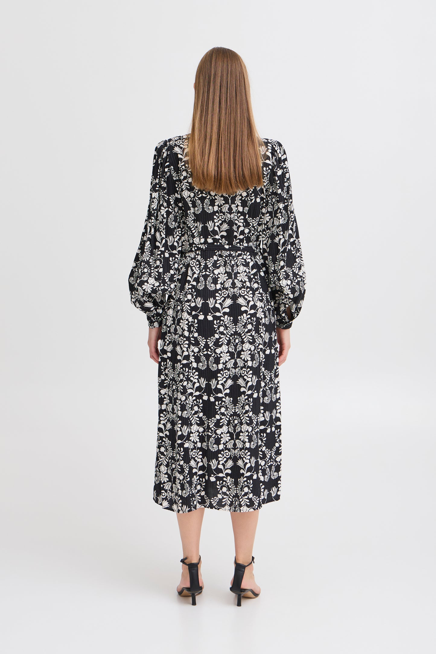 ICHI IHGOCINA DR Long Sleeve Dress