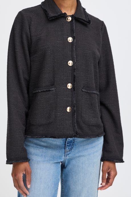 ICHI IHKATE FRINGE BLAZER