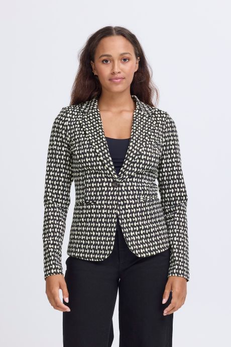 ICHI IHKATE PRINT BLAZER