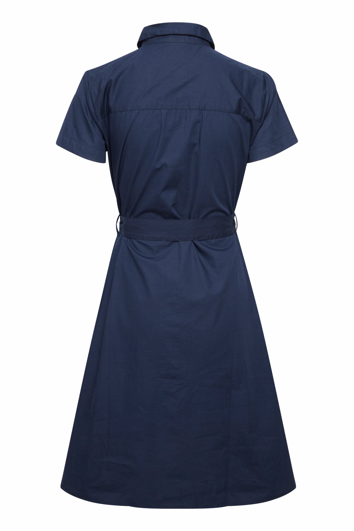 ICHI IXSARAH Midi cotton shirt dress