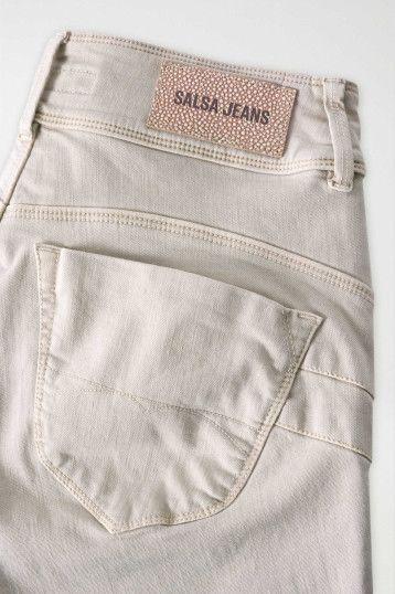 Salsa Jeans Secret Crop Slim In-Light Pearl