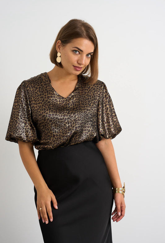 Kyla Leopard top