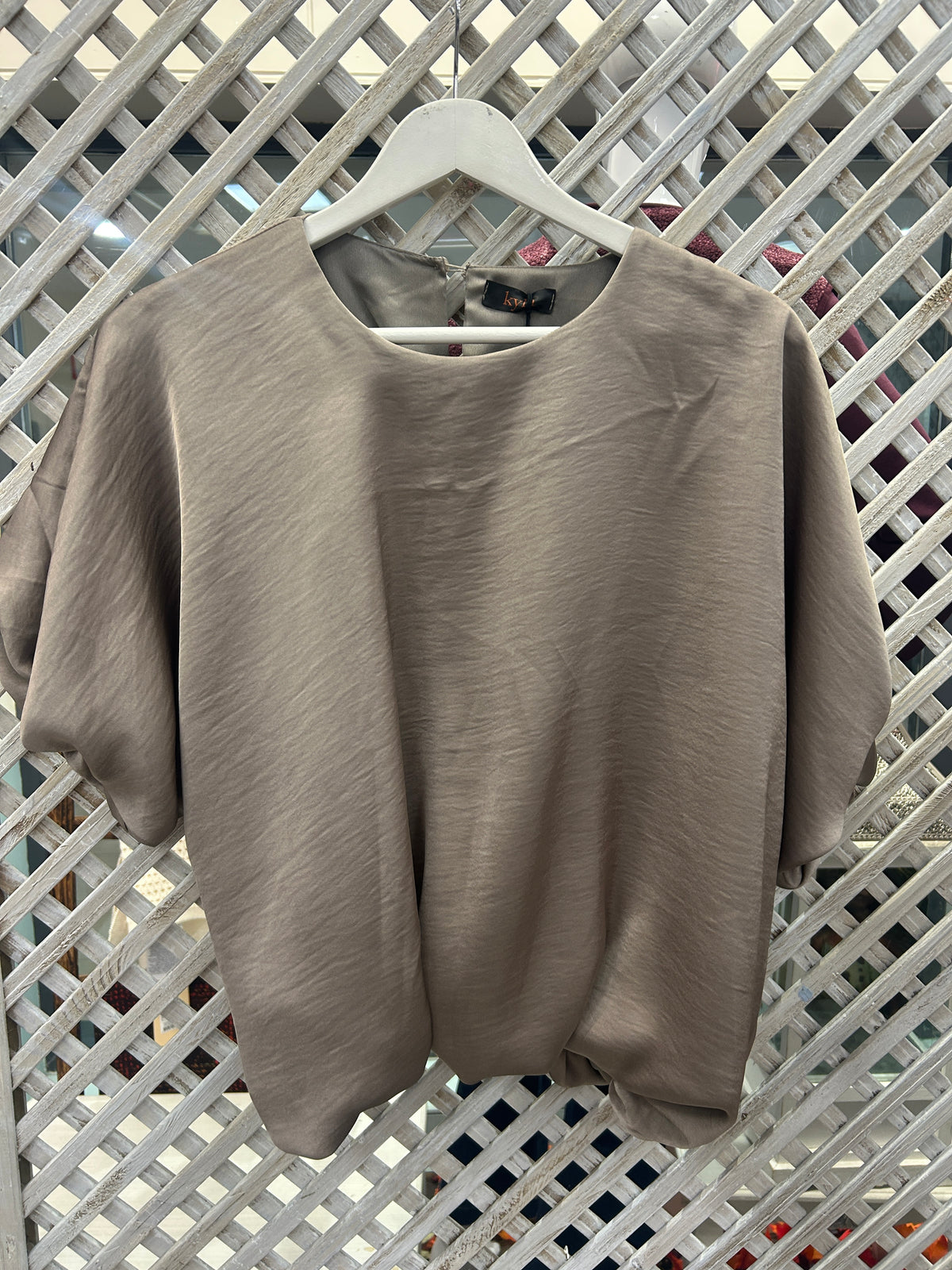 Kyla Bubble Top - Champage.
