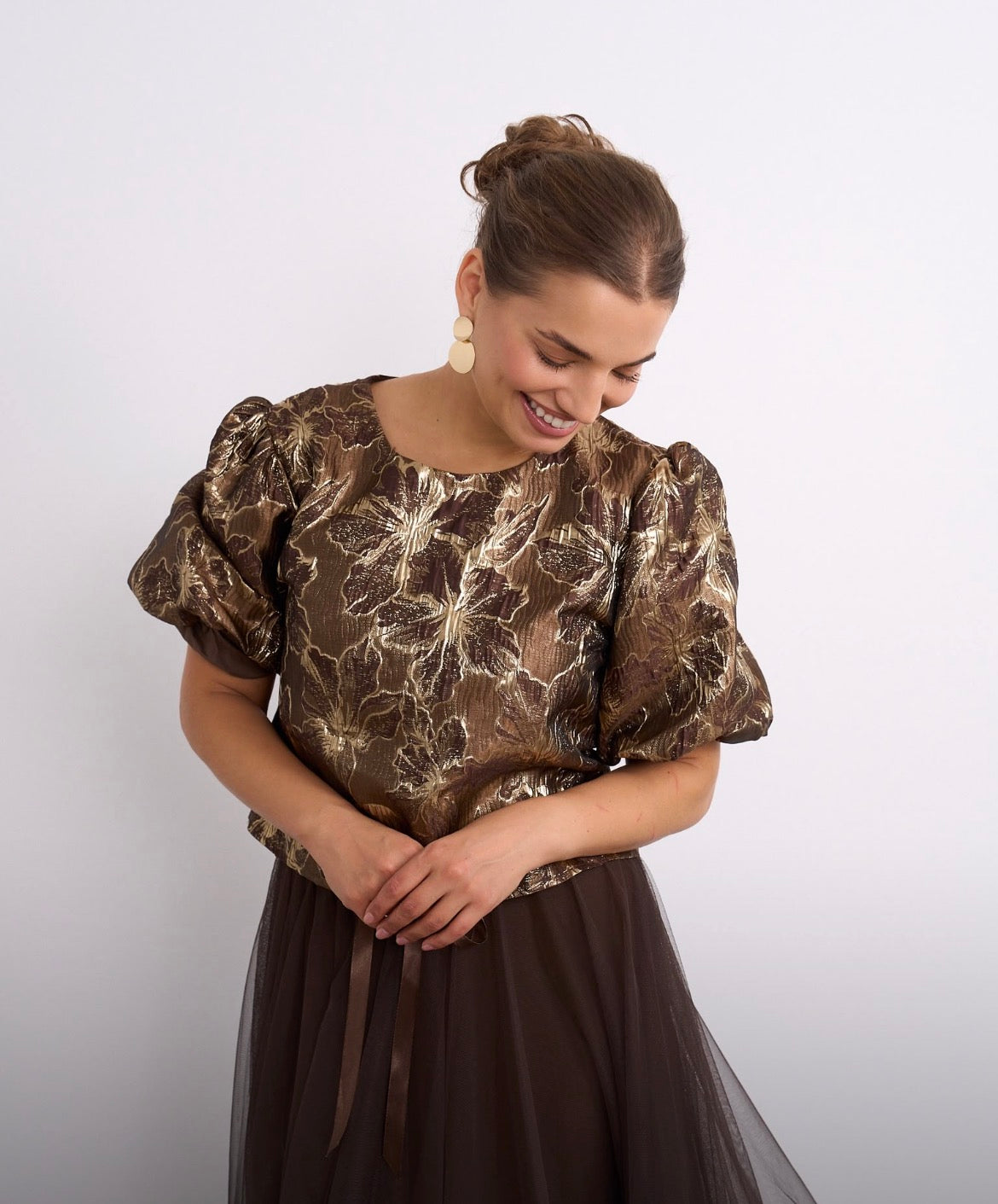 Kyla Top - Gold Leaf