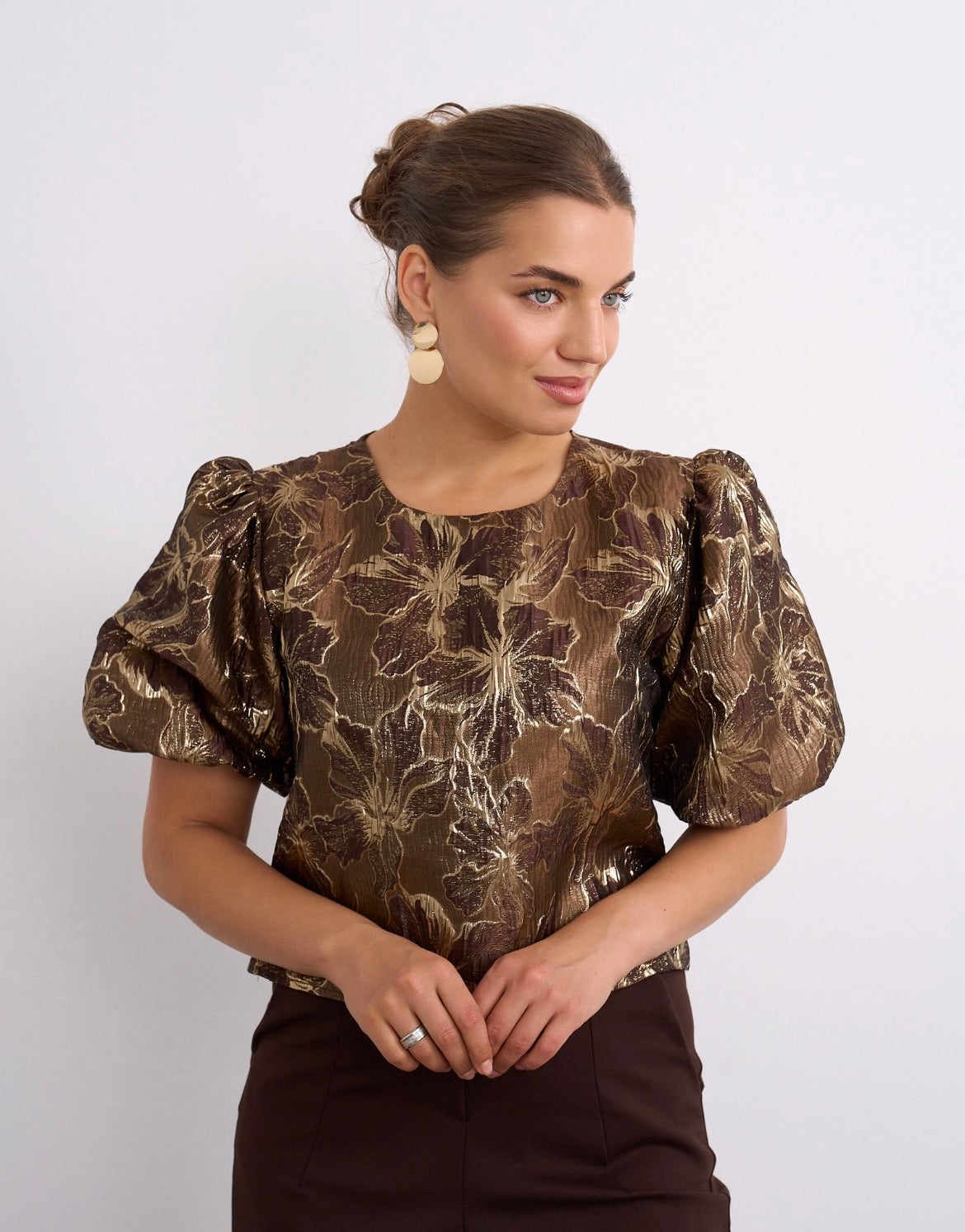 Kyla Top - Gold Leaf