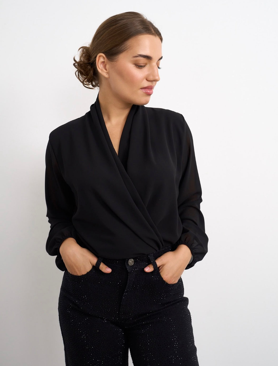 Kyla Body Suit - Black.