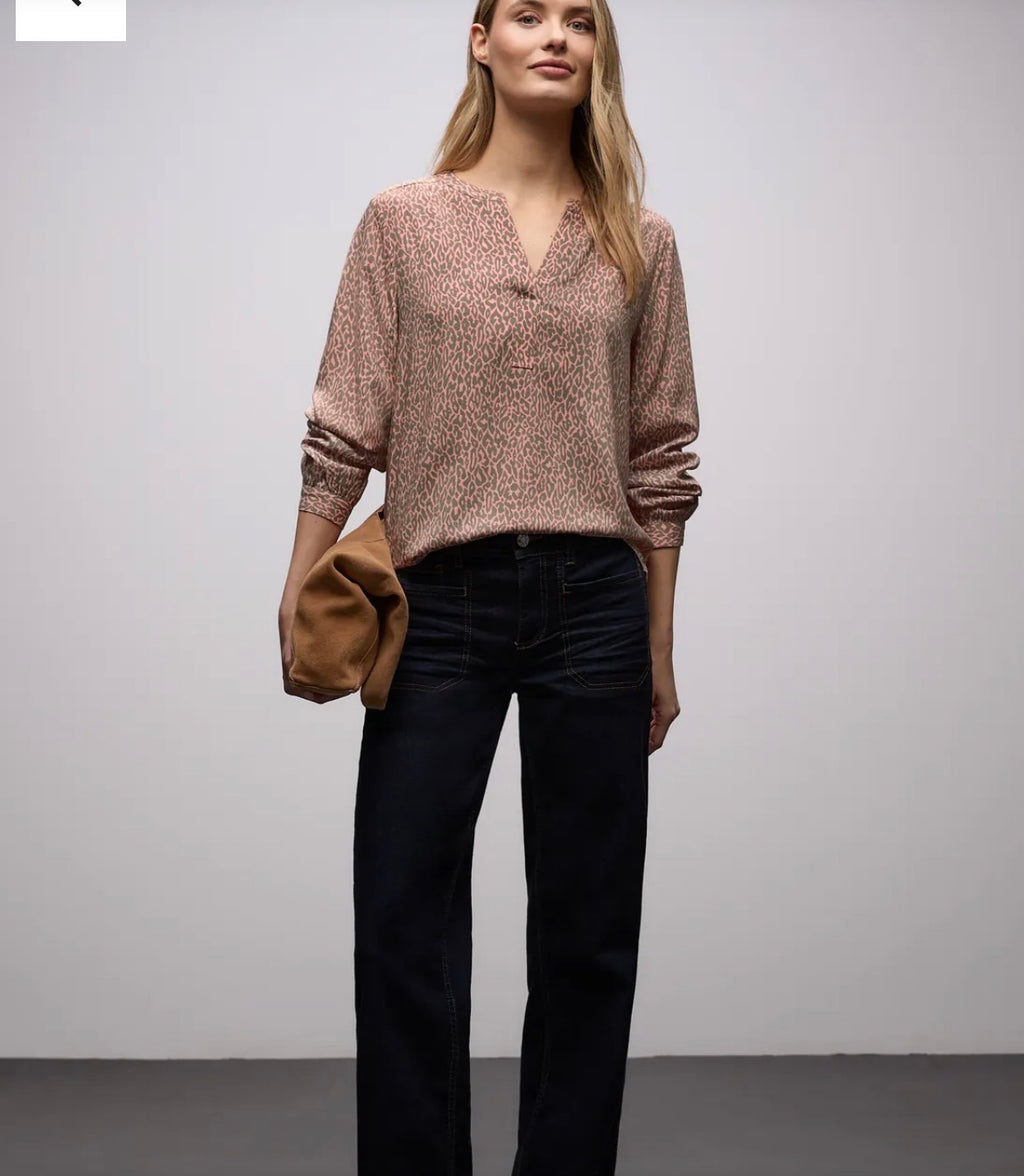 Street One Splitneck Tunic blouse