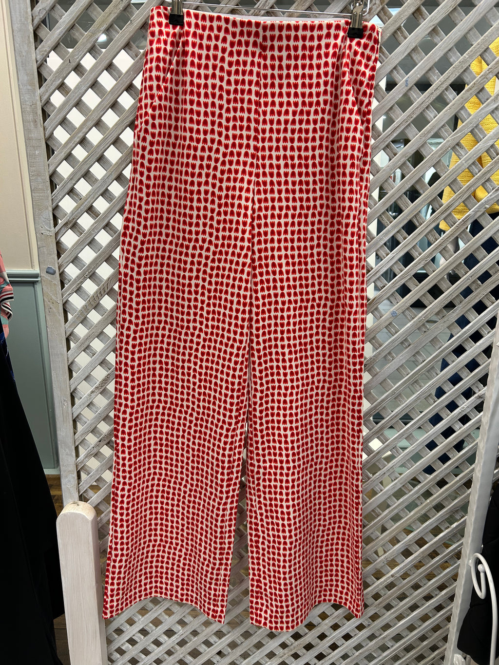 ICHI IHKATE PRINT PA Trousers - Orange Mix