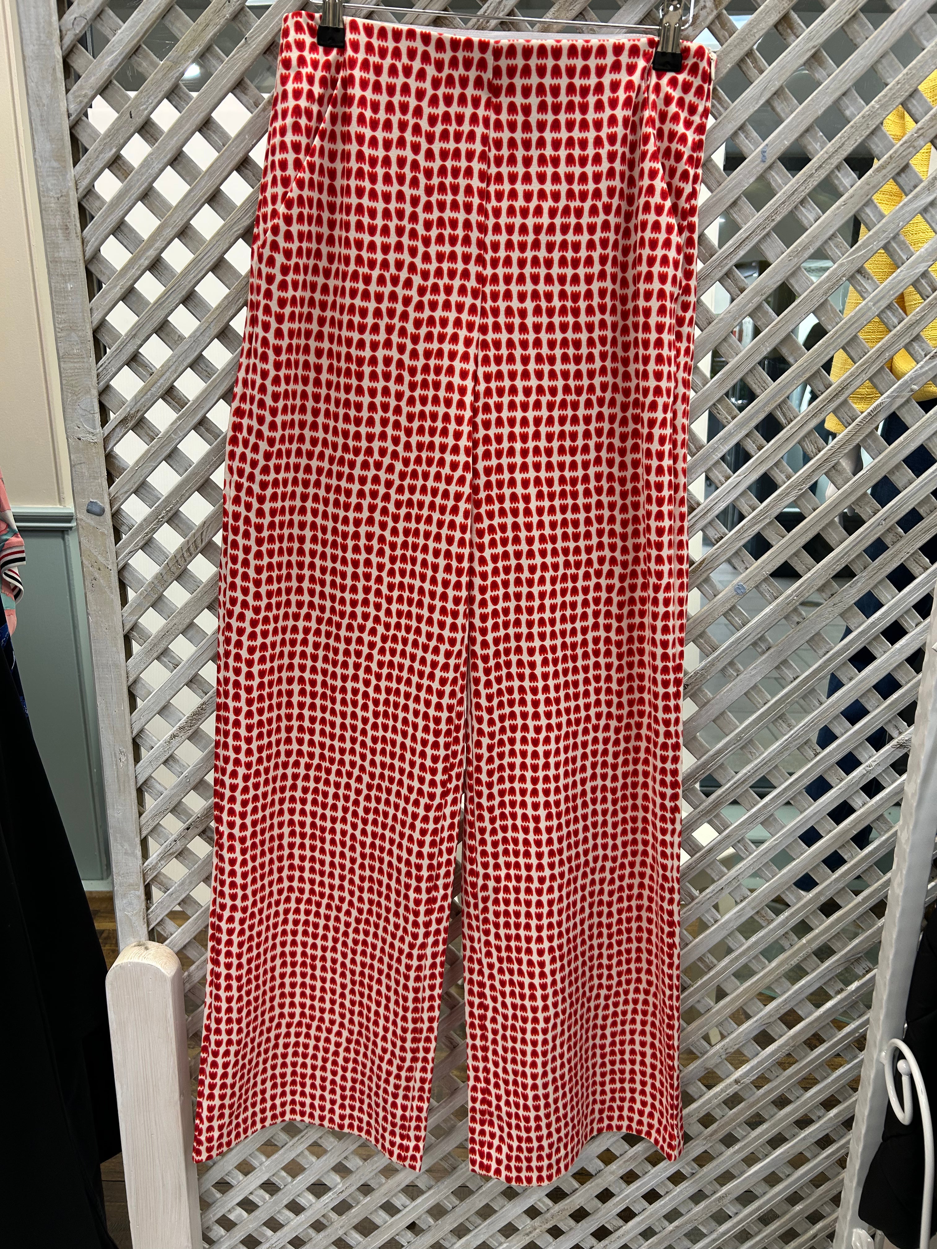 ICHI IHKATE PRINT PA Trousers - Orange Mix