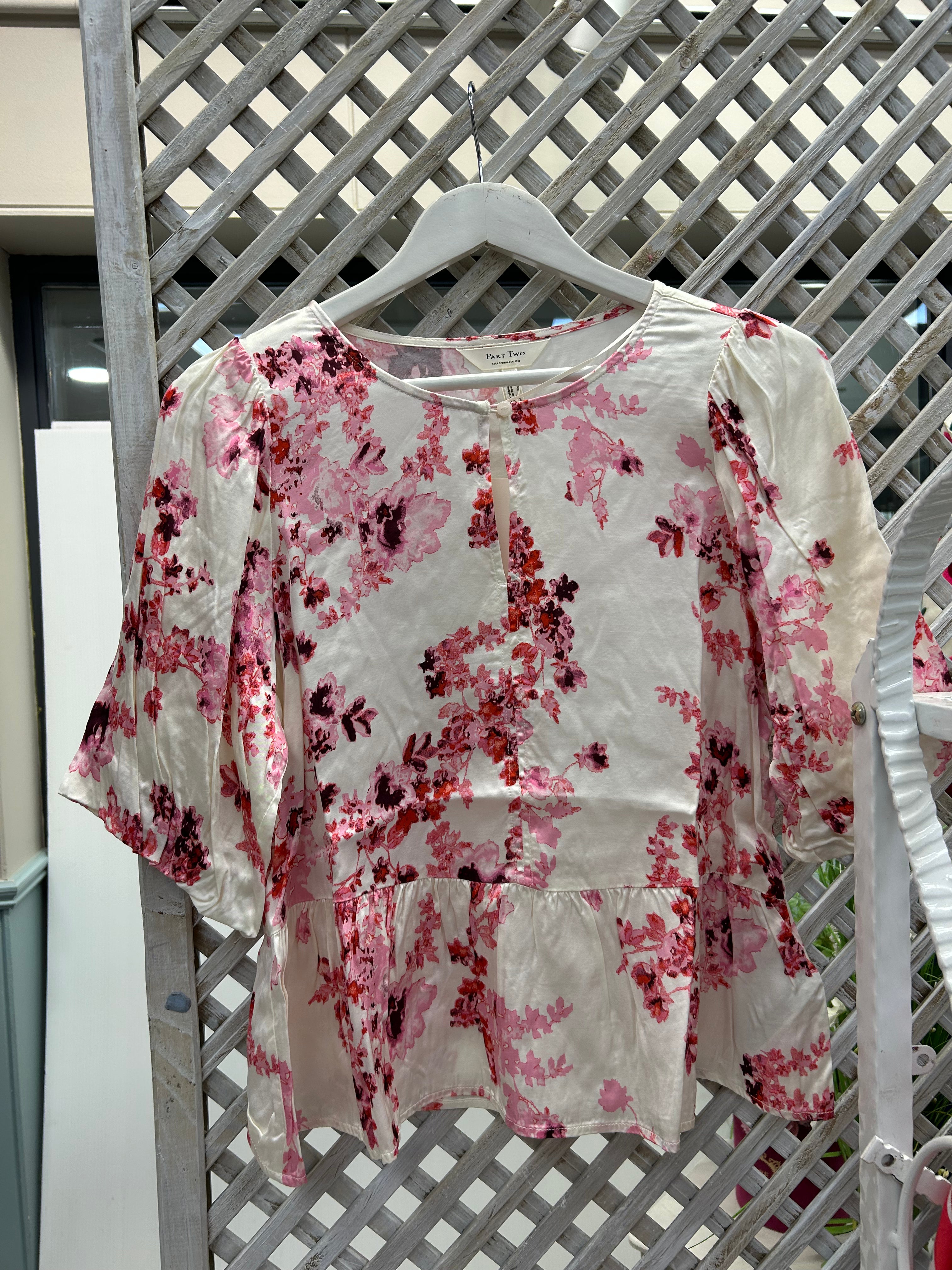Part Two AzeliaPW BL Top - Pink Mix.