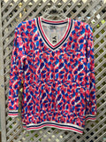 Yew Top - Pink & Blue Mix.