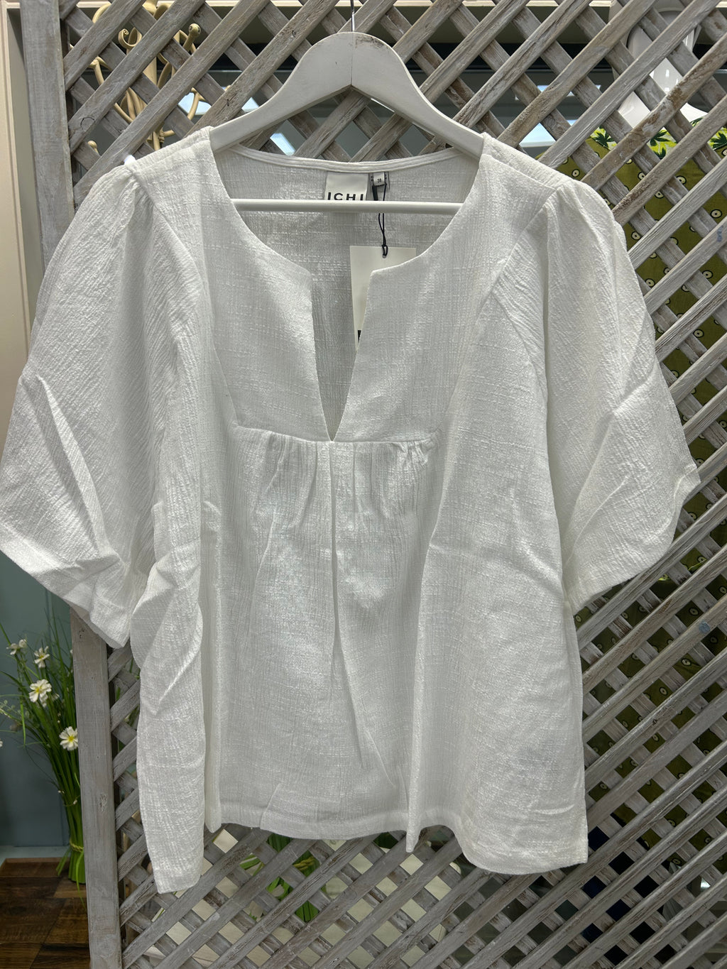 ICHI IHFANA SS Top - White.