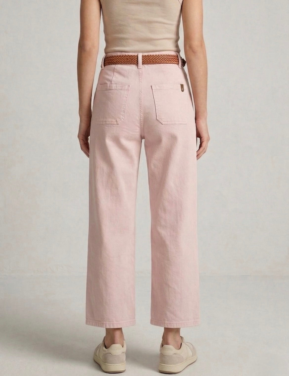 Kyla Cotton Jeans - Pink.