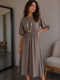 Kyla Dress Mocha.