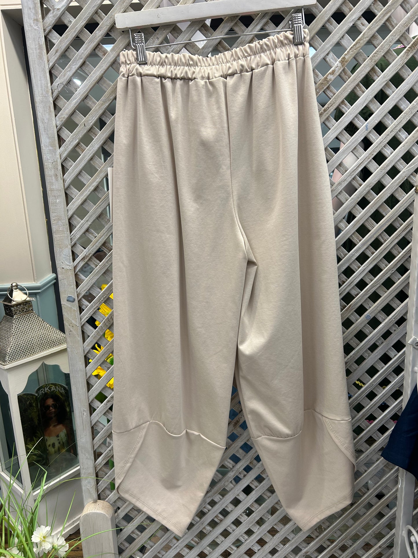Kyla Parachute Trousers - Beige