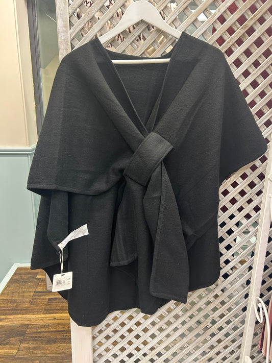 Goa Goa Black Shawl with front Tie