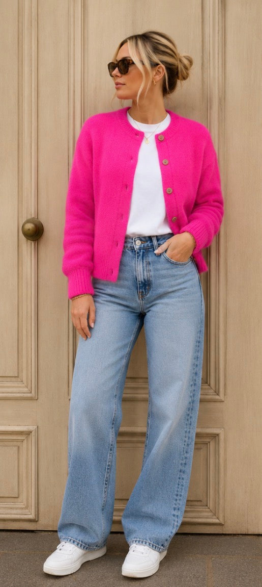 Sophie - Cardigan with Kid Mohair