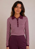 Kyla Stripe Knit with Collar.