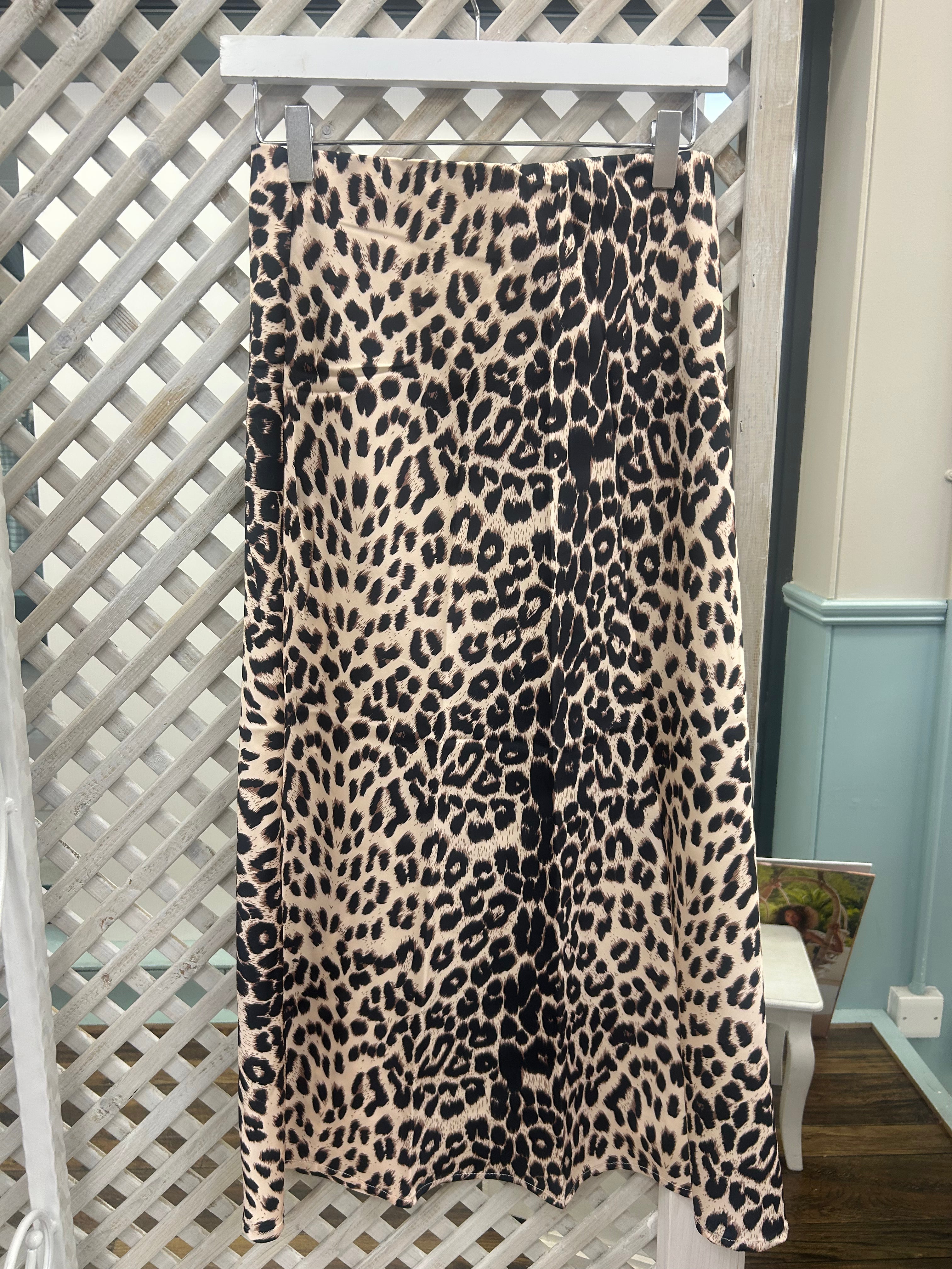 Kyla Skirt - Leopard Print.