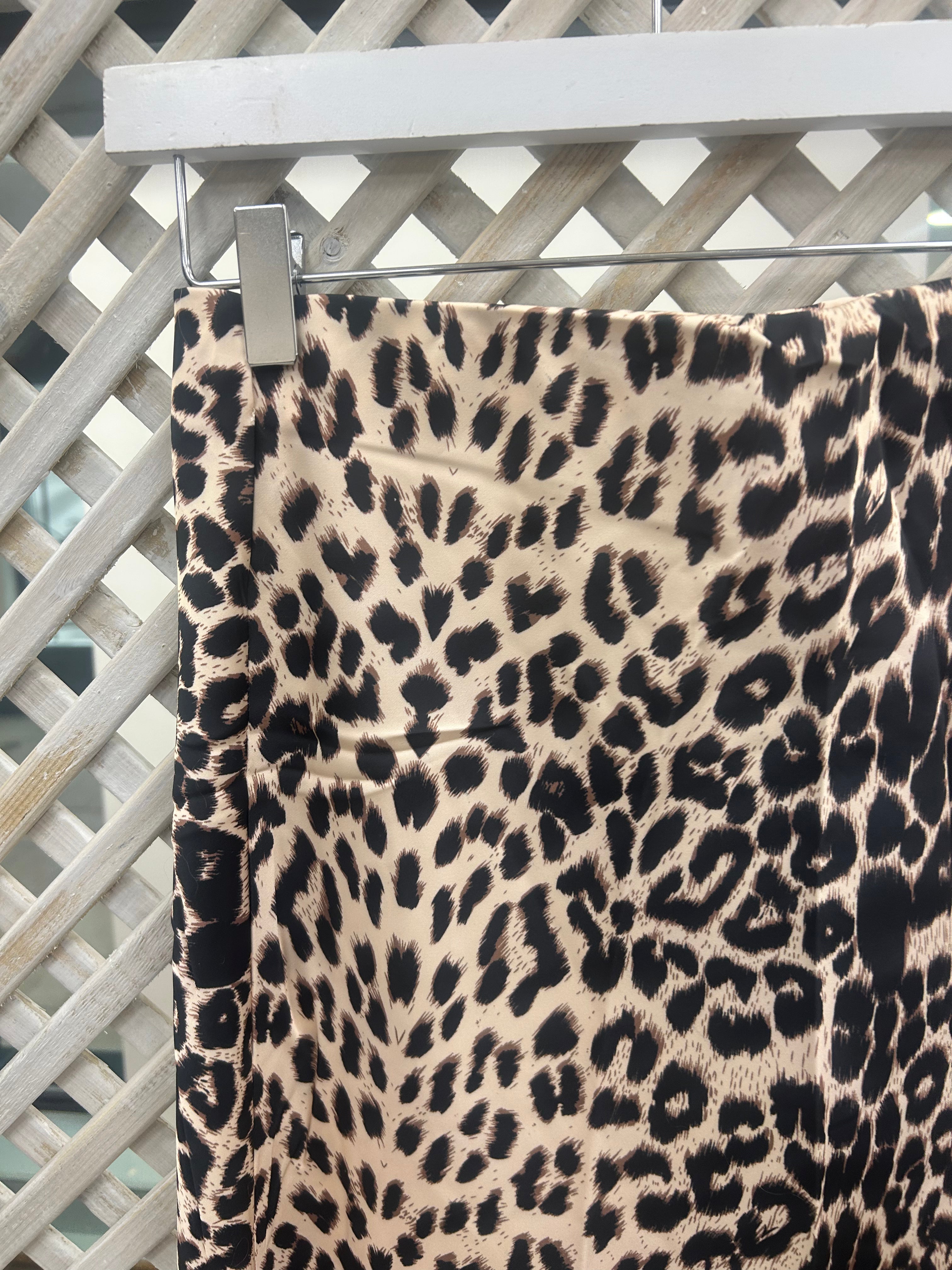 Kyla Skirt - Leopard Print.