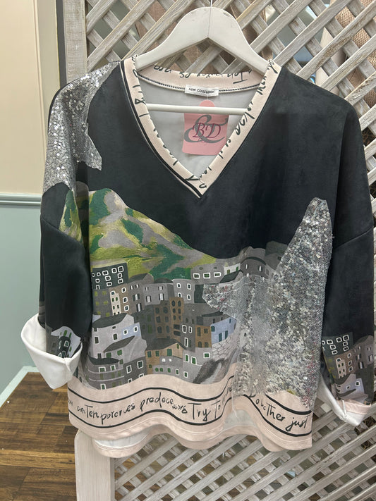 Zola Green Mix Scenic View Top