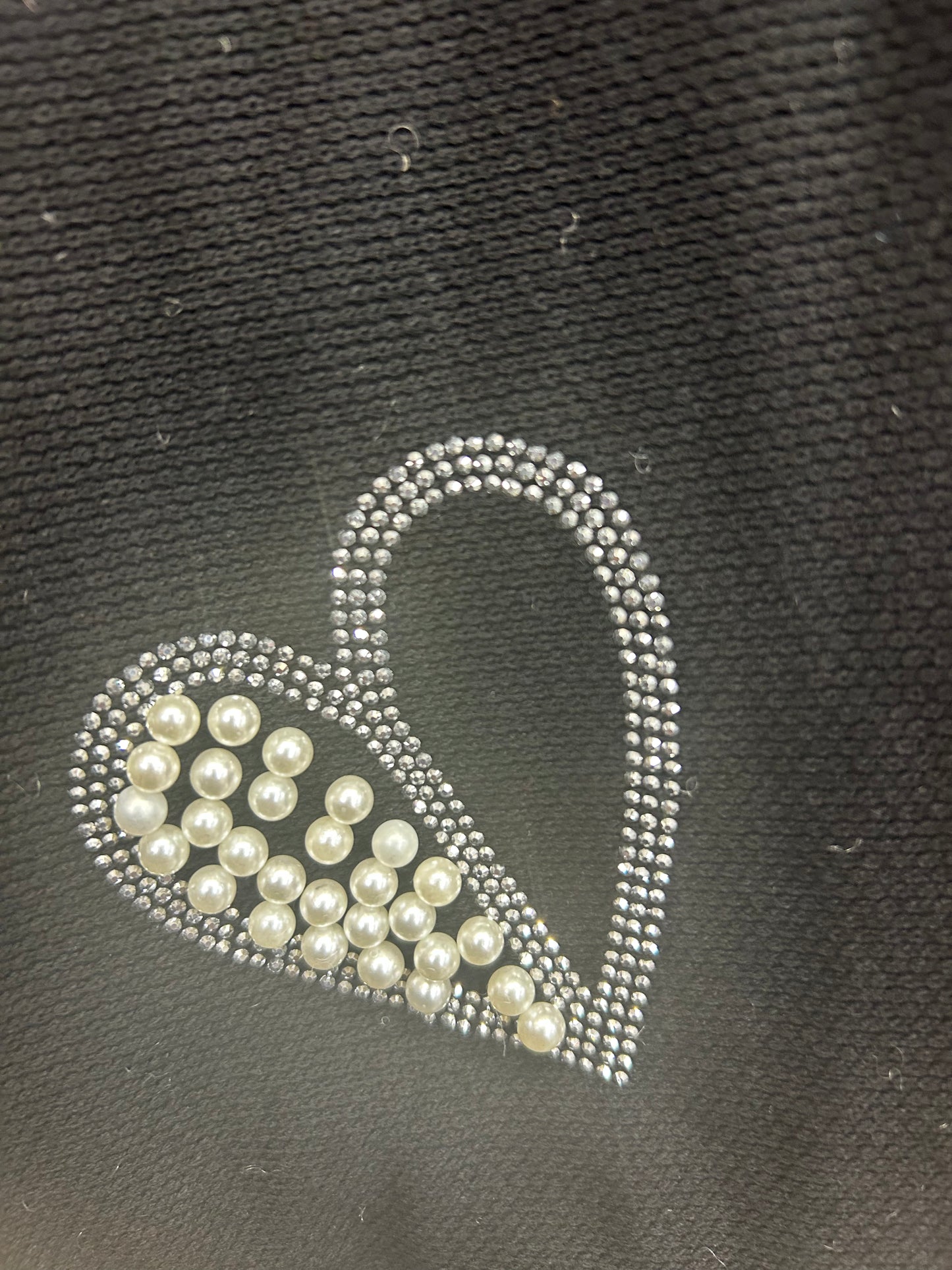 Zola Black & Silver V neck Top