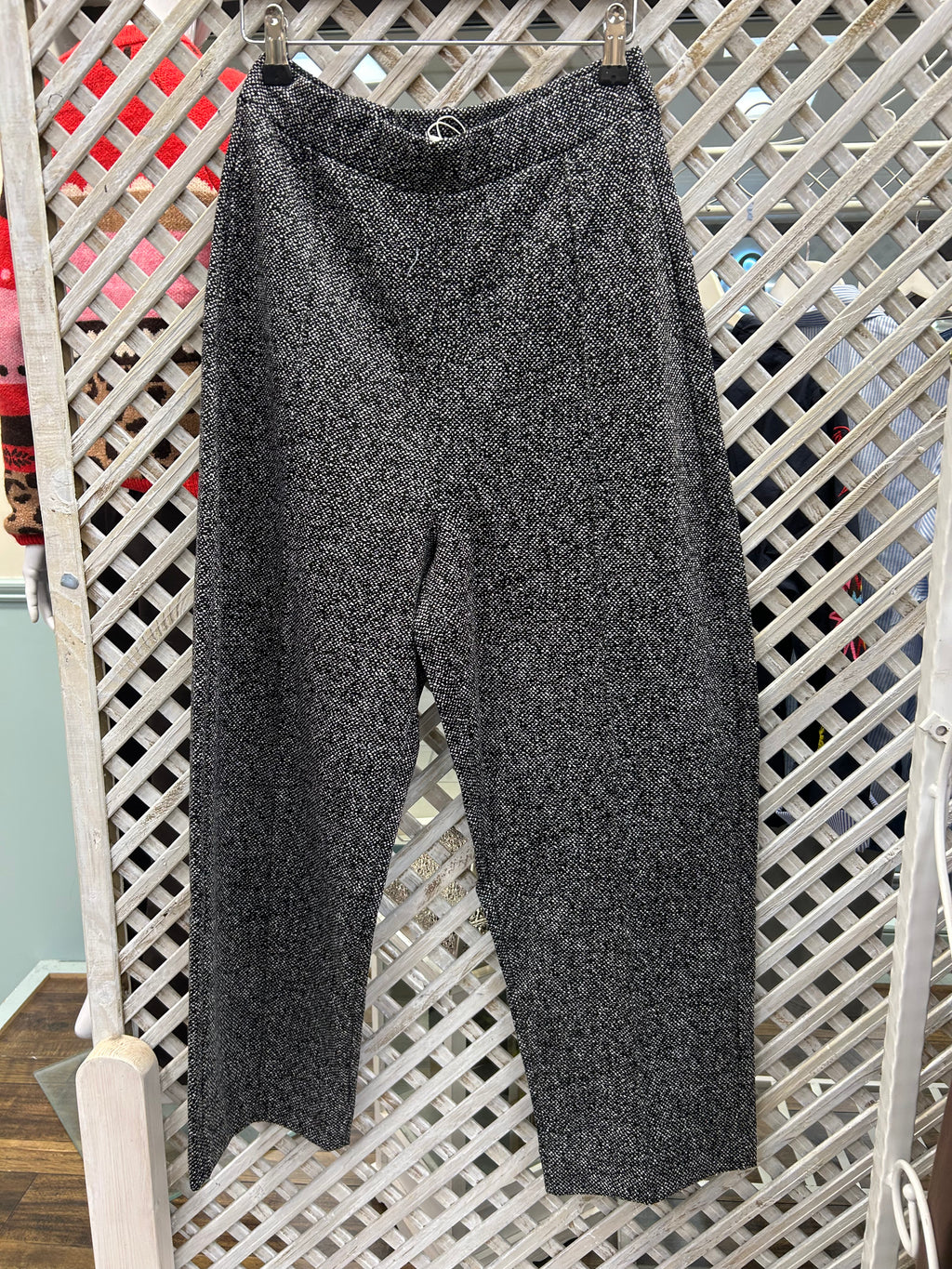 Part Two ColisaPW Pants - Black / White Fleck.