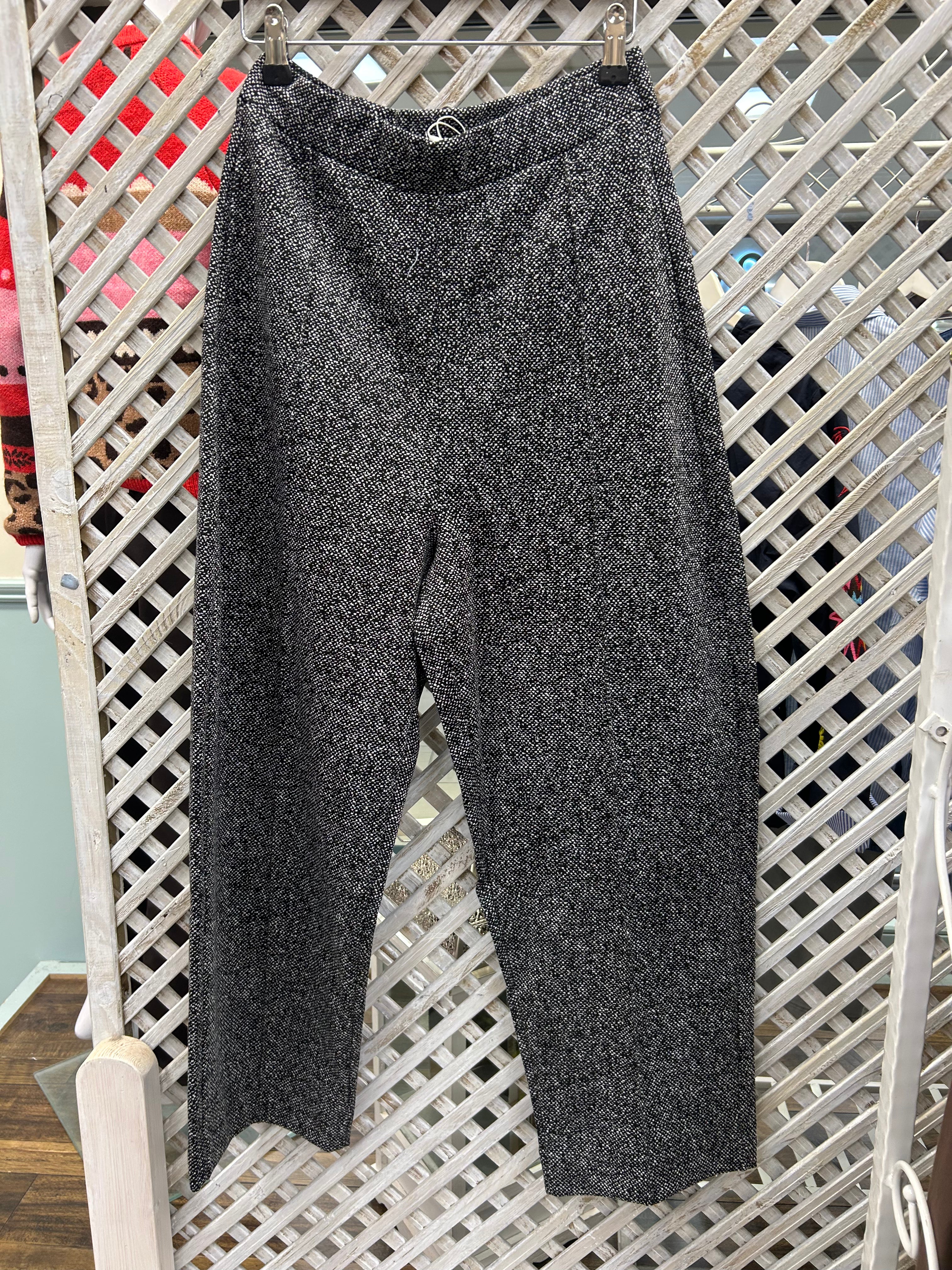 Part Two ColisaPW Pants - Black / White Fleck.