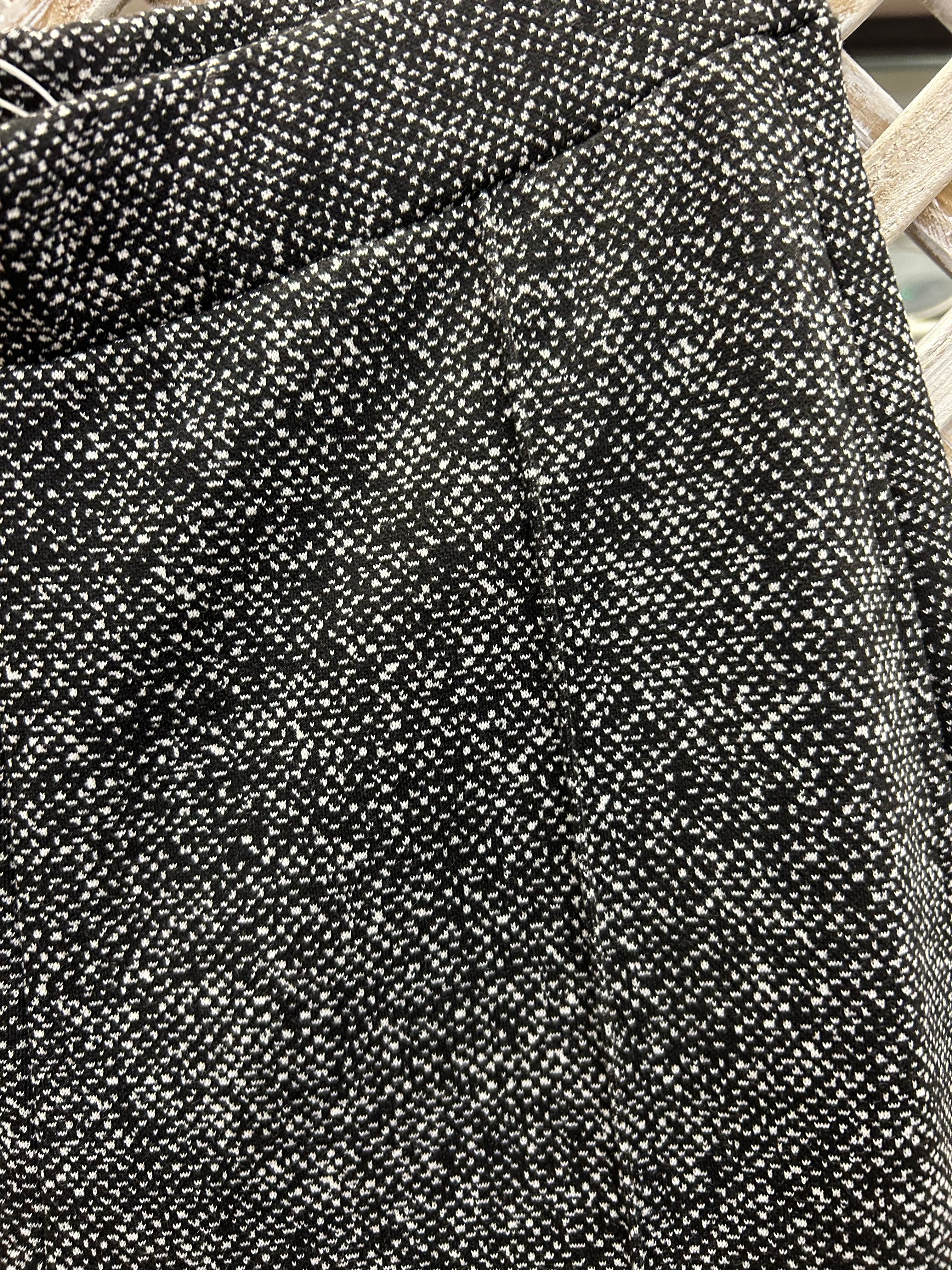 Part Two ColisaPW Pants - Black / White Fleck.