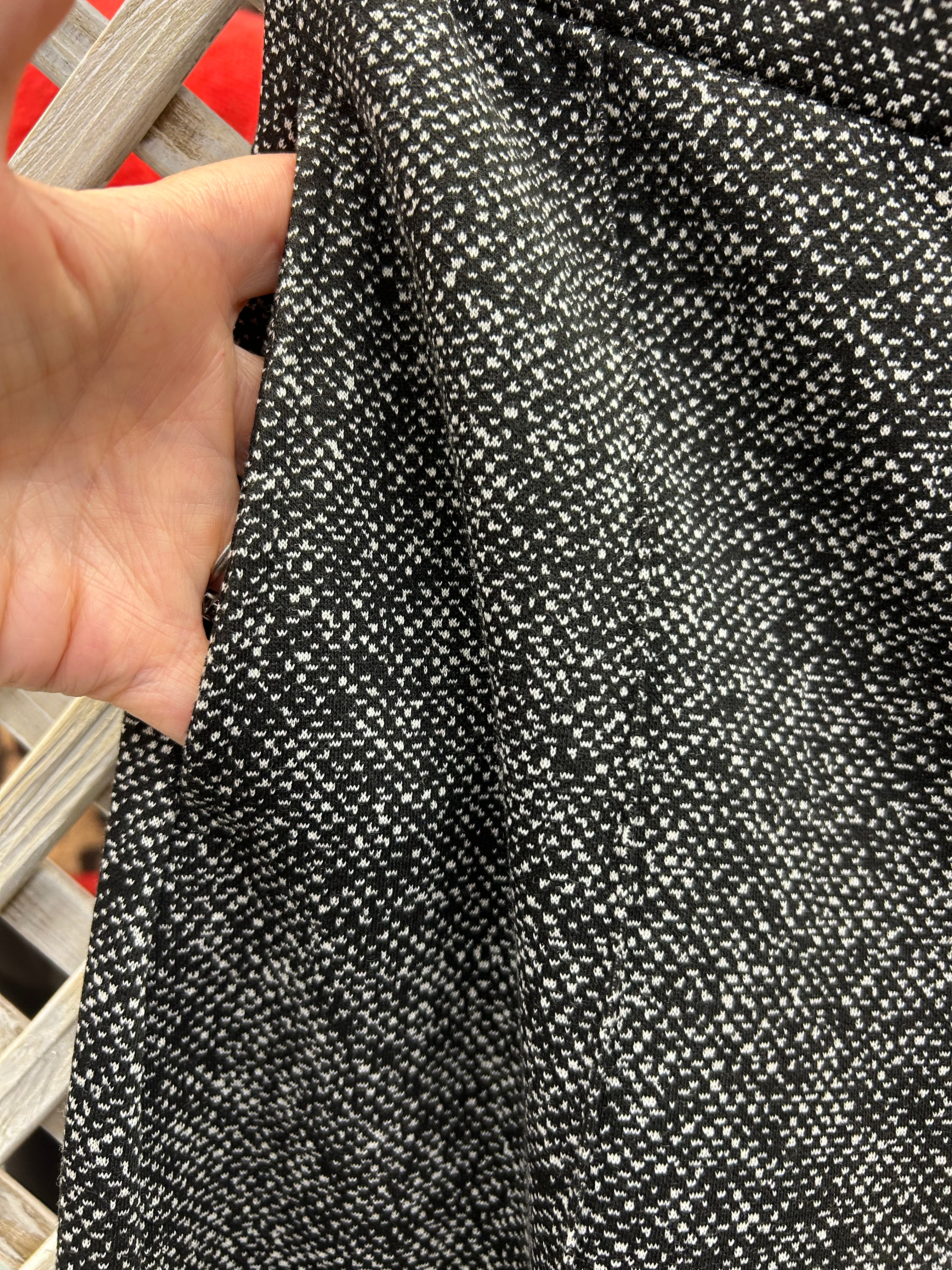 Part Two ColisaPW Pants - Black / White Fleck.