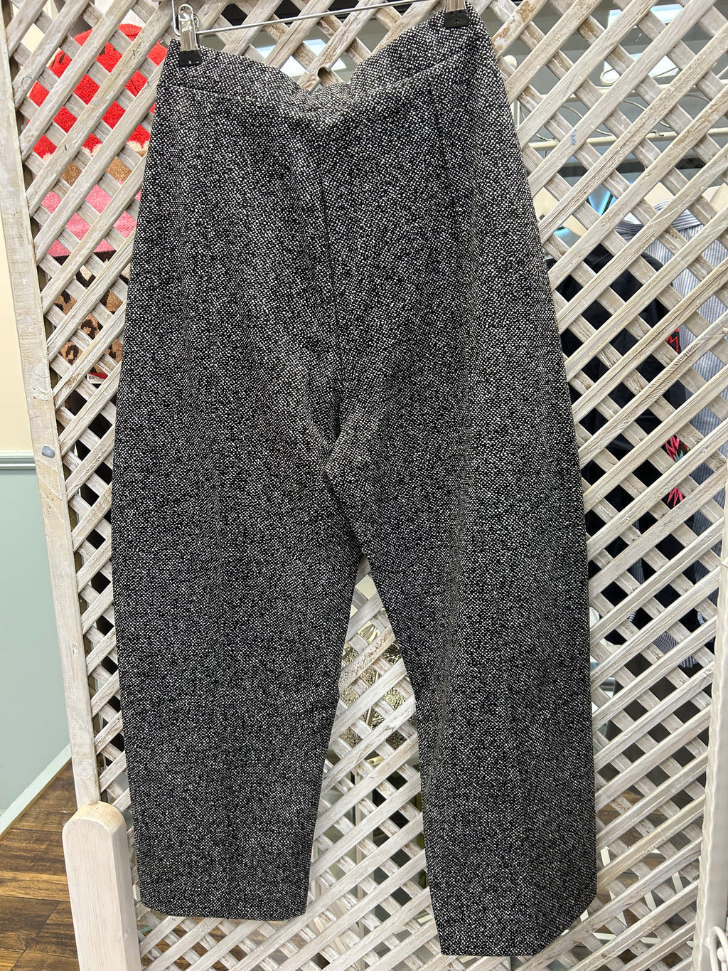 Part Two ColisaPW Pants - Black / White Fleck.