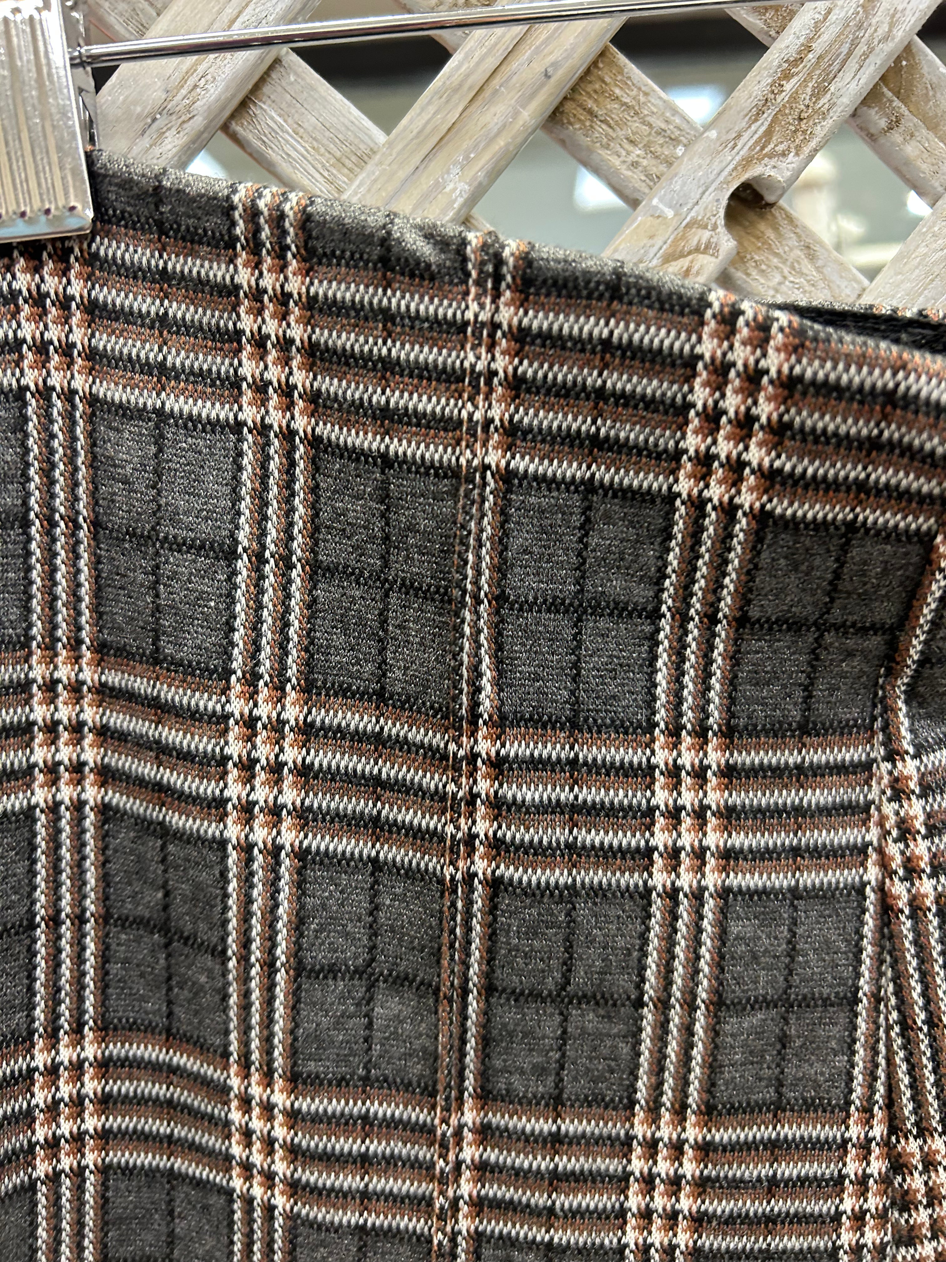 Part Two llisanPW Trousers - Brown Check.