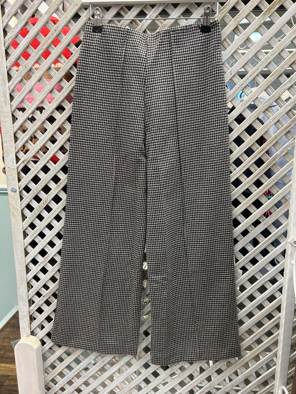 Part Two llisanPW Trousers - Black/White Check.