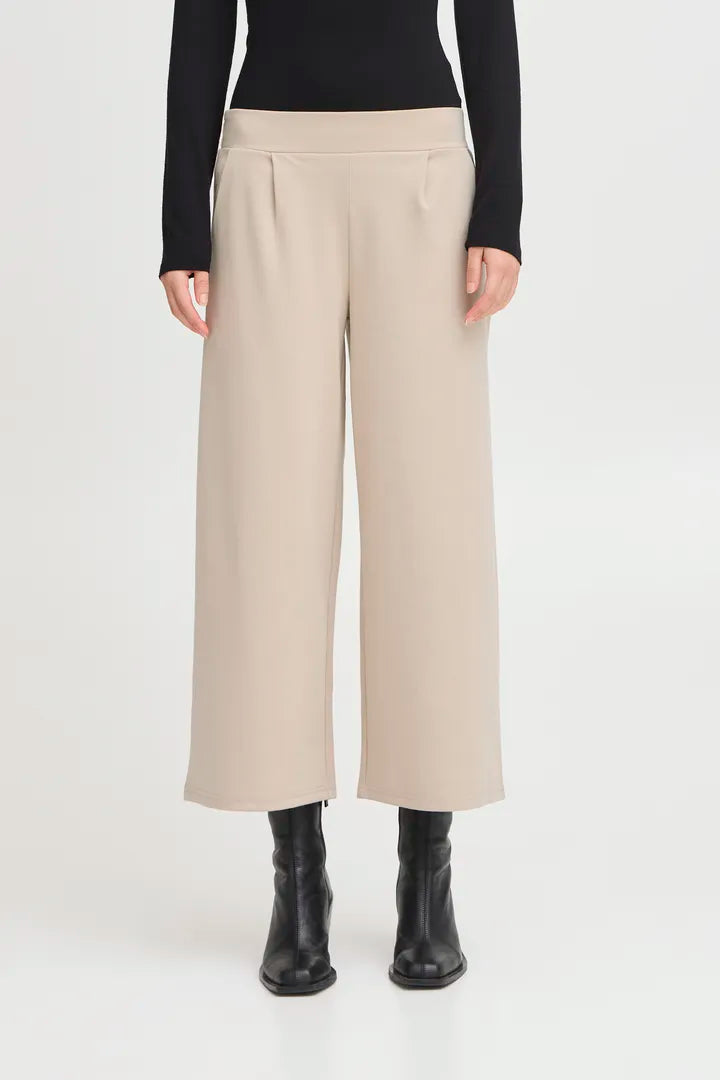 IHKATE SUS Jogger Wide Leg Beige