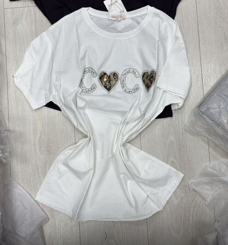 Kyla CoCo T/Shirt White