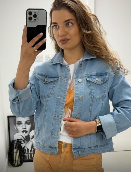Kyla Light Blue Denim Jacket