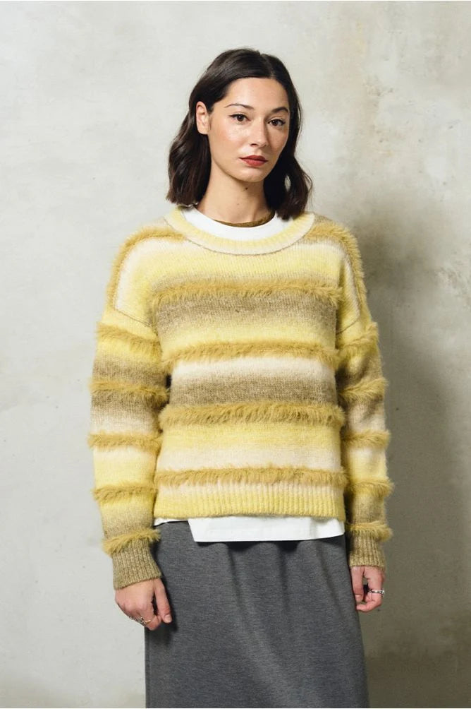 Molly Bracken GTie Dye Jumper - Green Mix.