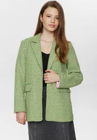 NUFAUSTINA Blazer Golden Cypress with pink lining