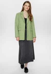 NUFAUSTINA Blazer Golden Cypress with pink lining